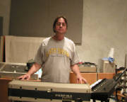 Steve at the Farfisa